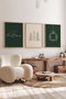 Wallity Nwyearmdl9 Pintura Decorativa Enmarcada Conjunto 3 Piezas 33x48cm Elegancia Hogar